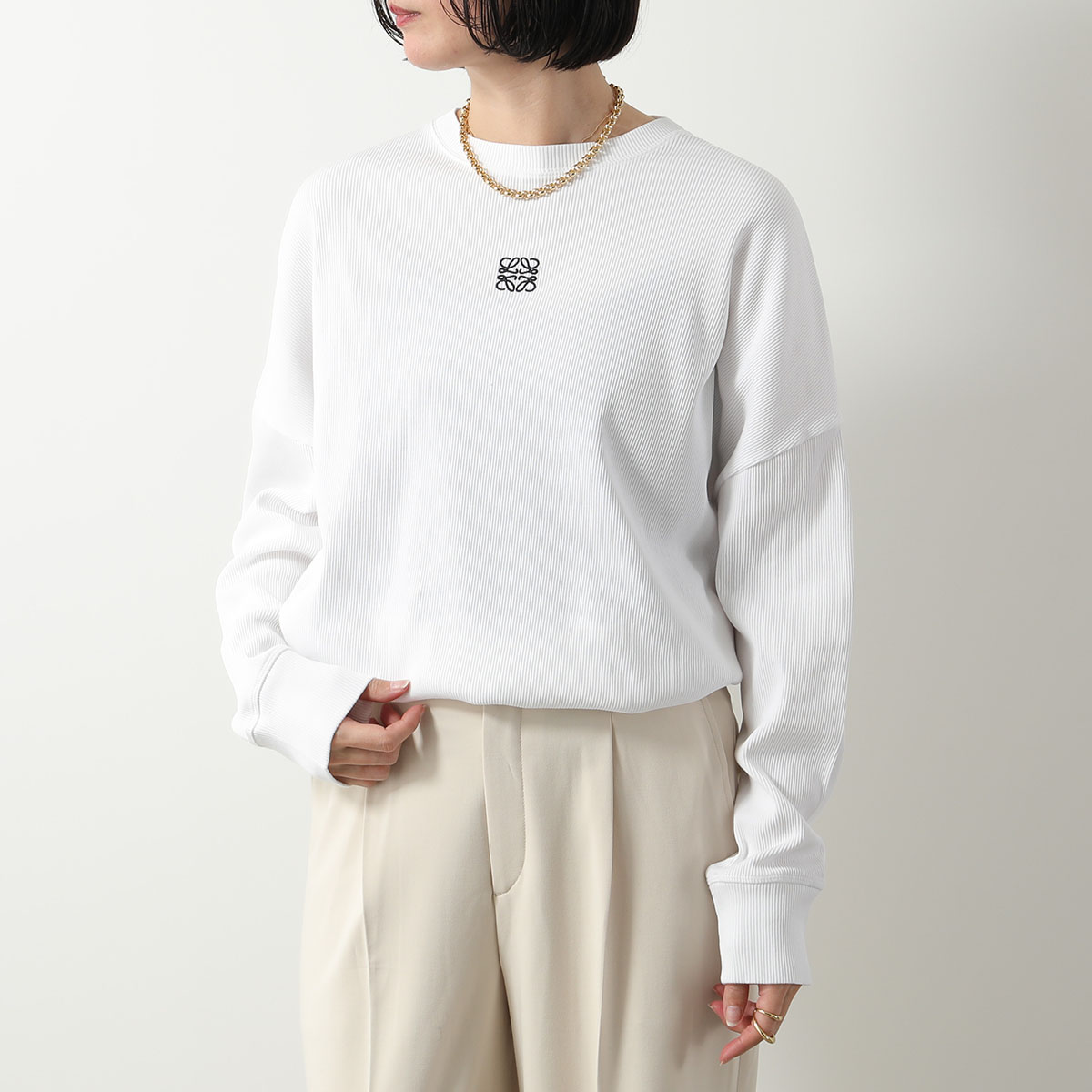 LOEWE（ロエベ） Tシャツ H526Y22XAY レディース 長袖 ロンT
