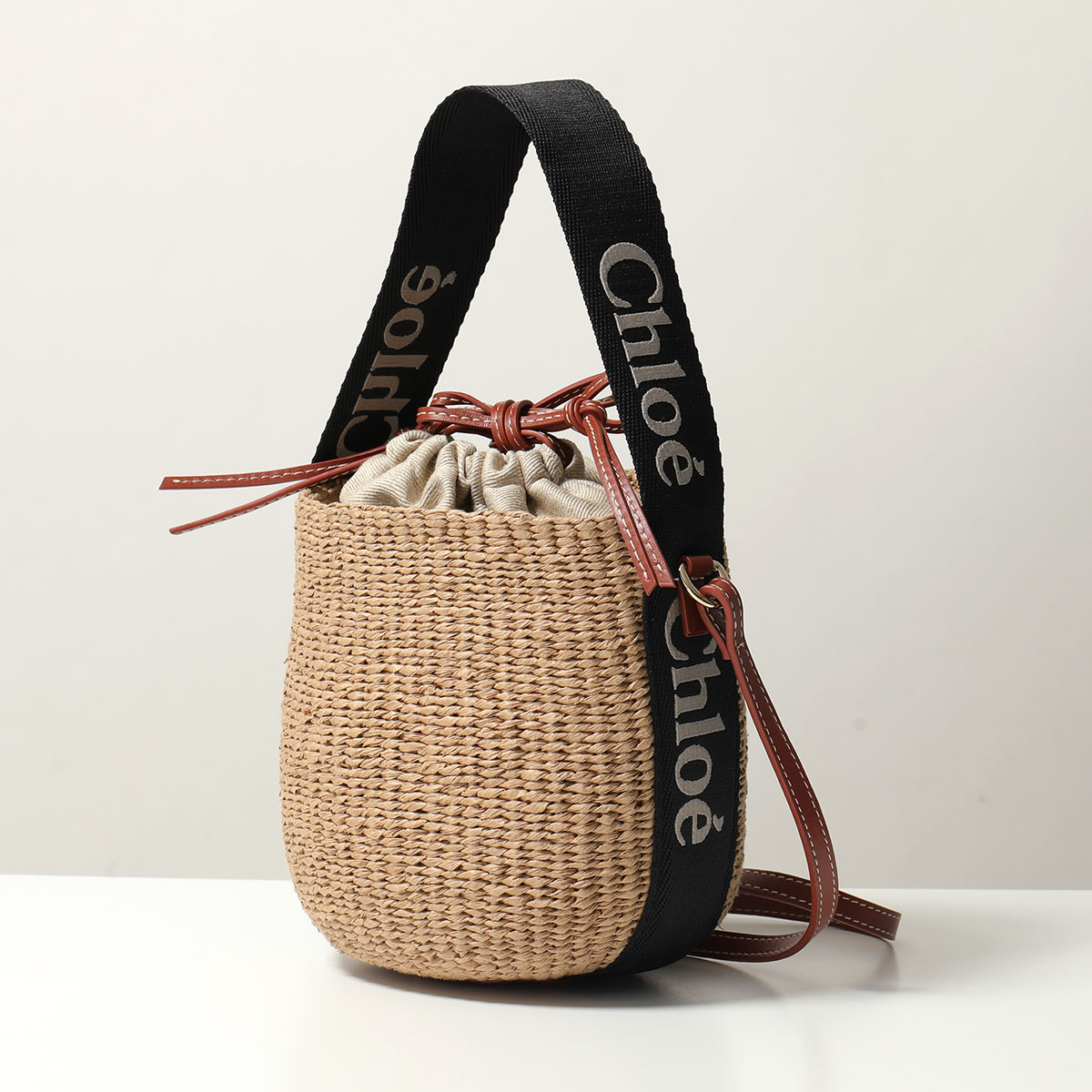 Chloe（クロエ） ハンドバッグ WOODY ウッディ スモールバスケット