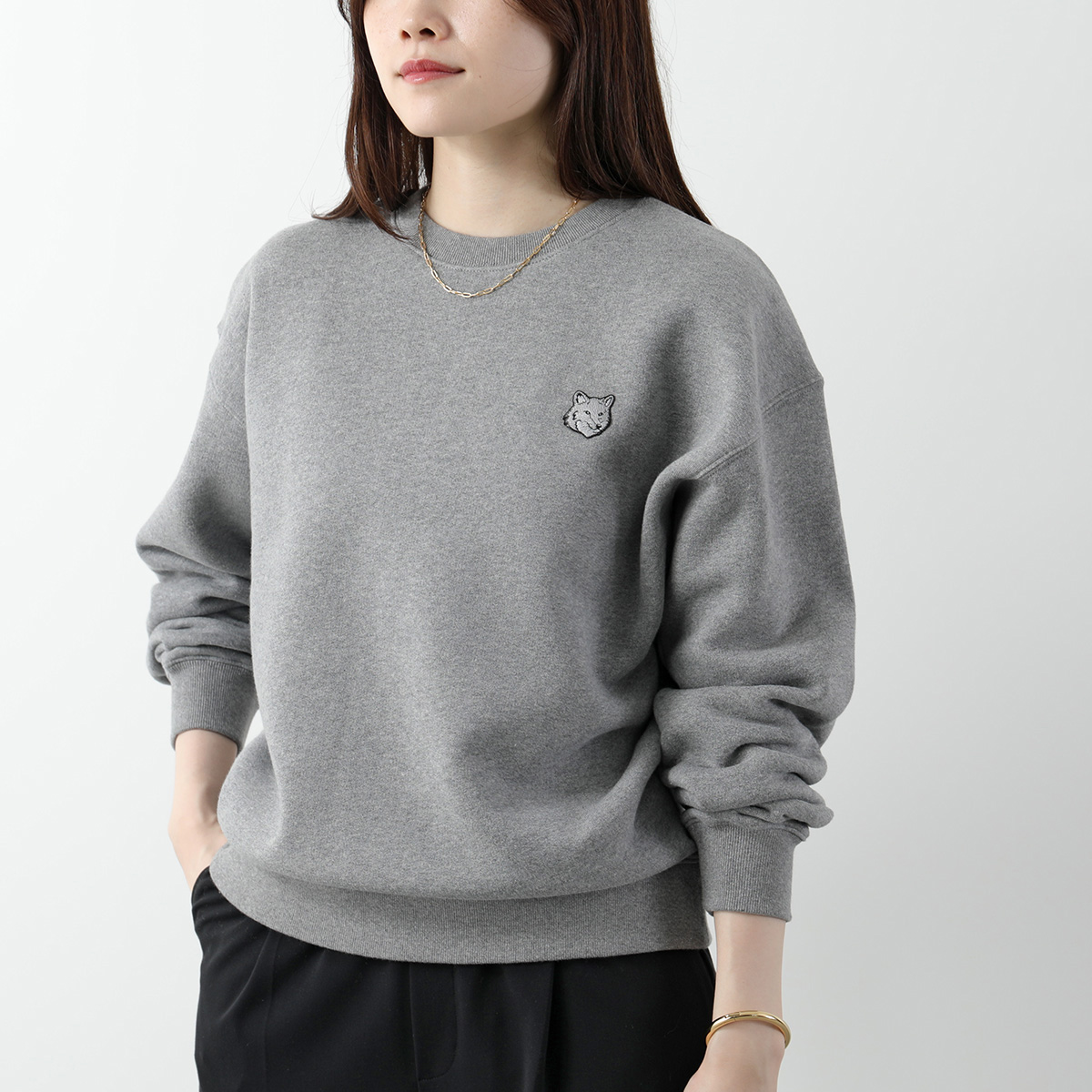 MAISON KITSUNE（メゾン キツネ） トレーナー FOX HEAD PATCH