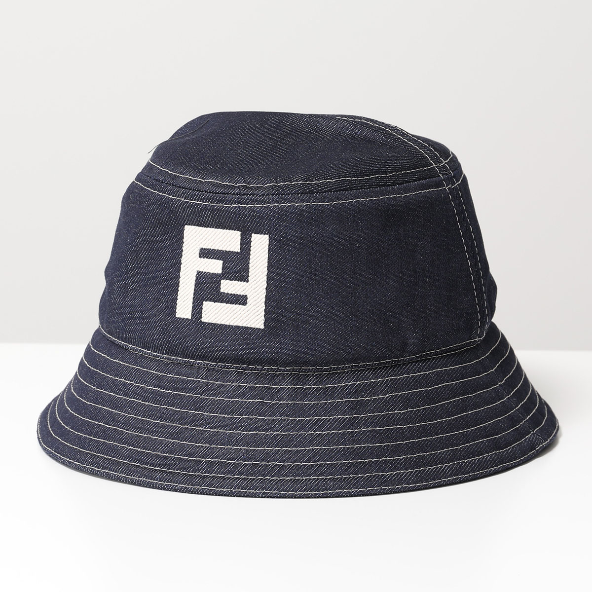 FENDI（フェンディ） バケットハット FXQ958 ARR1 メンズ デニム FF