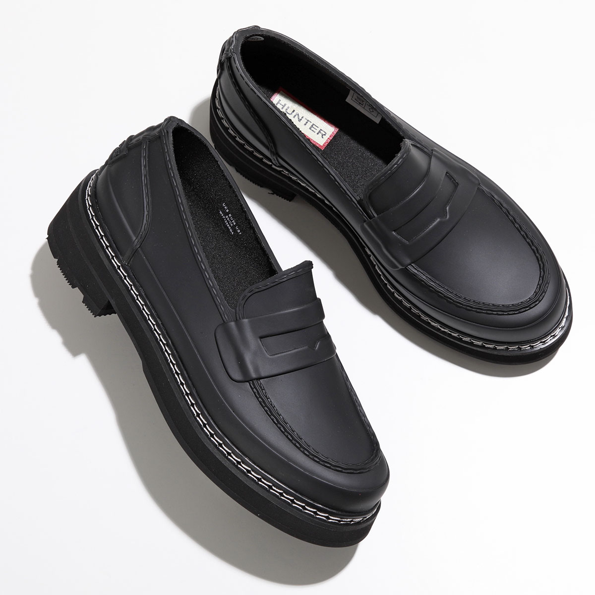 HUNTER（ハンター） レインローファー WOMEN REF STITCH PENNY LOAFER