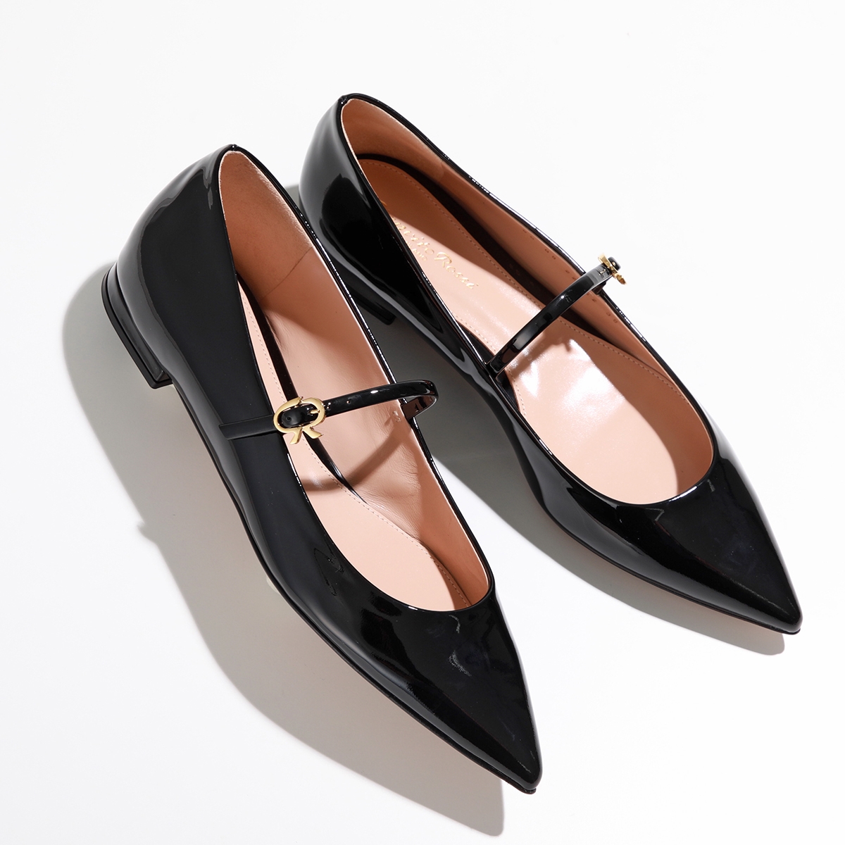 Gianvito Rossi（ジャンヴィト ロッシ） バレエシューズ RIBBON JANE