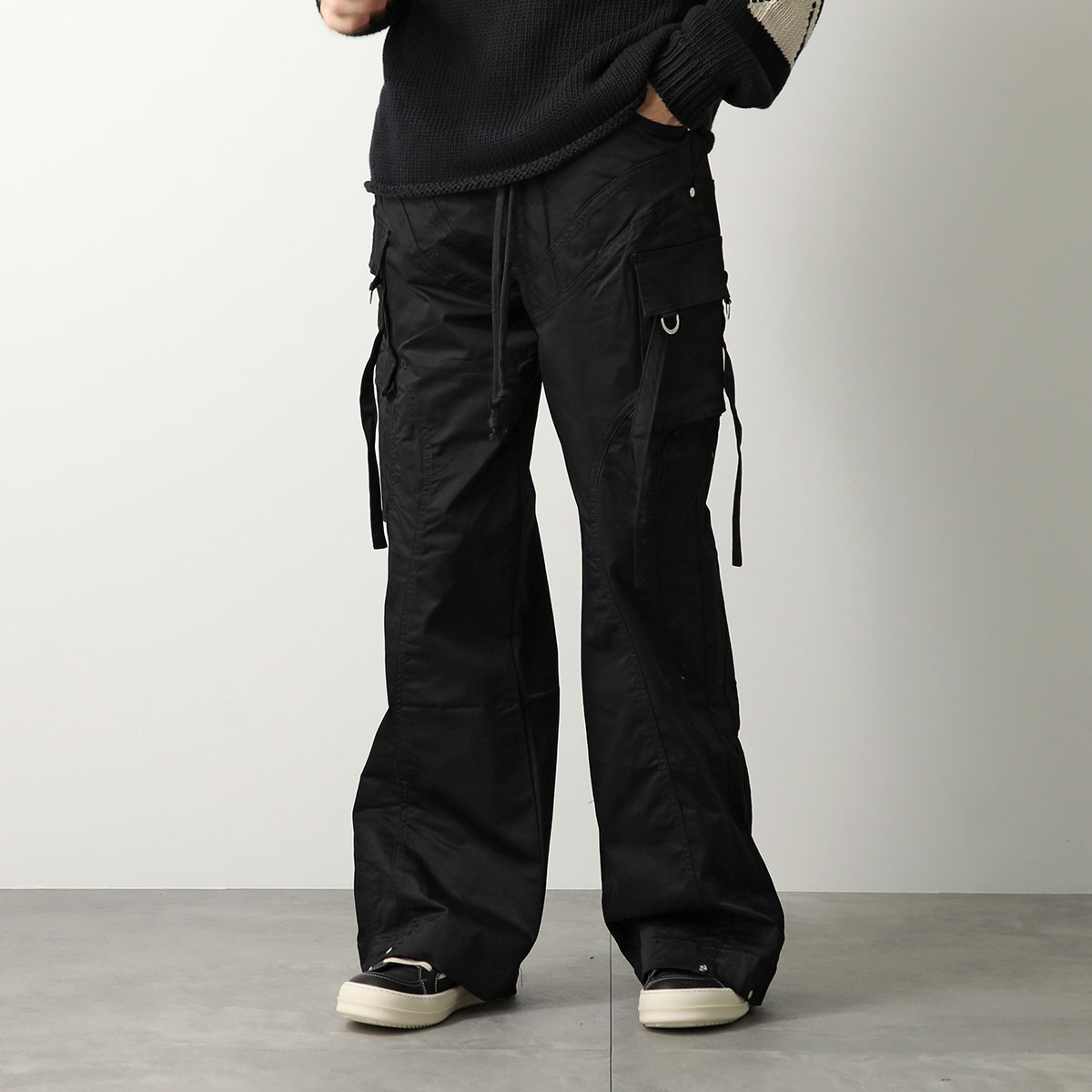 GUAPI グアピ カーゴパンツ Obsidian Black Extra Baggy Cargos メンズ