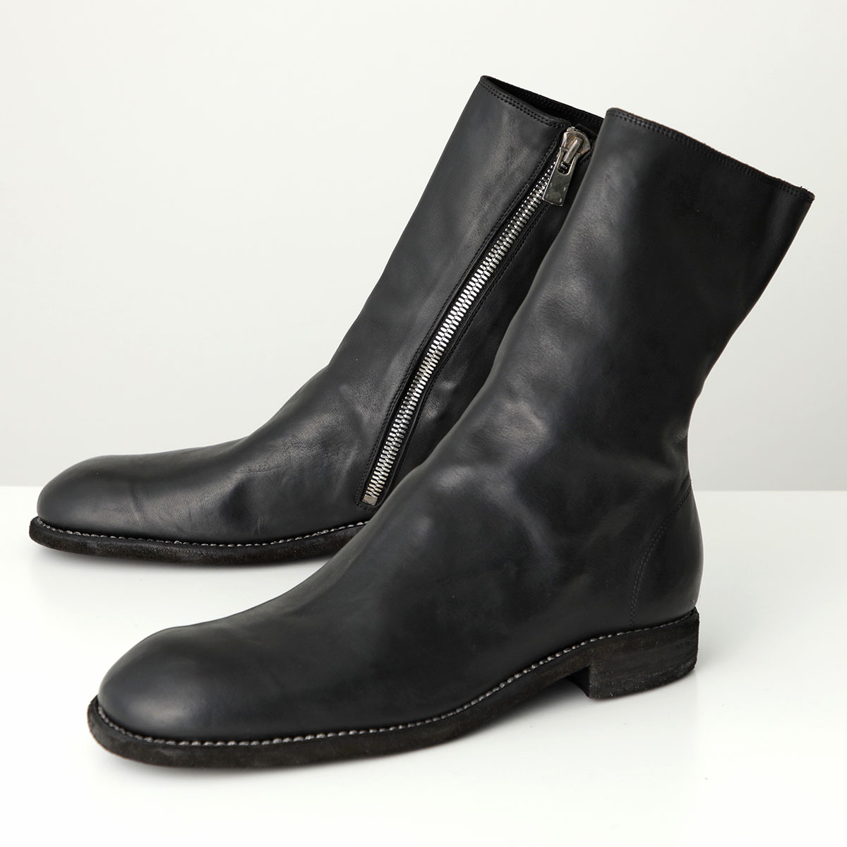 GUIDI（グイディ） サイドジップブーツ 698 メンズ ホースレザー フル