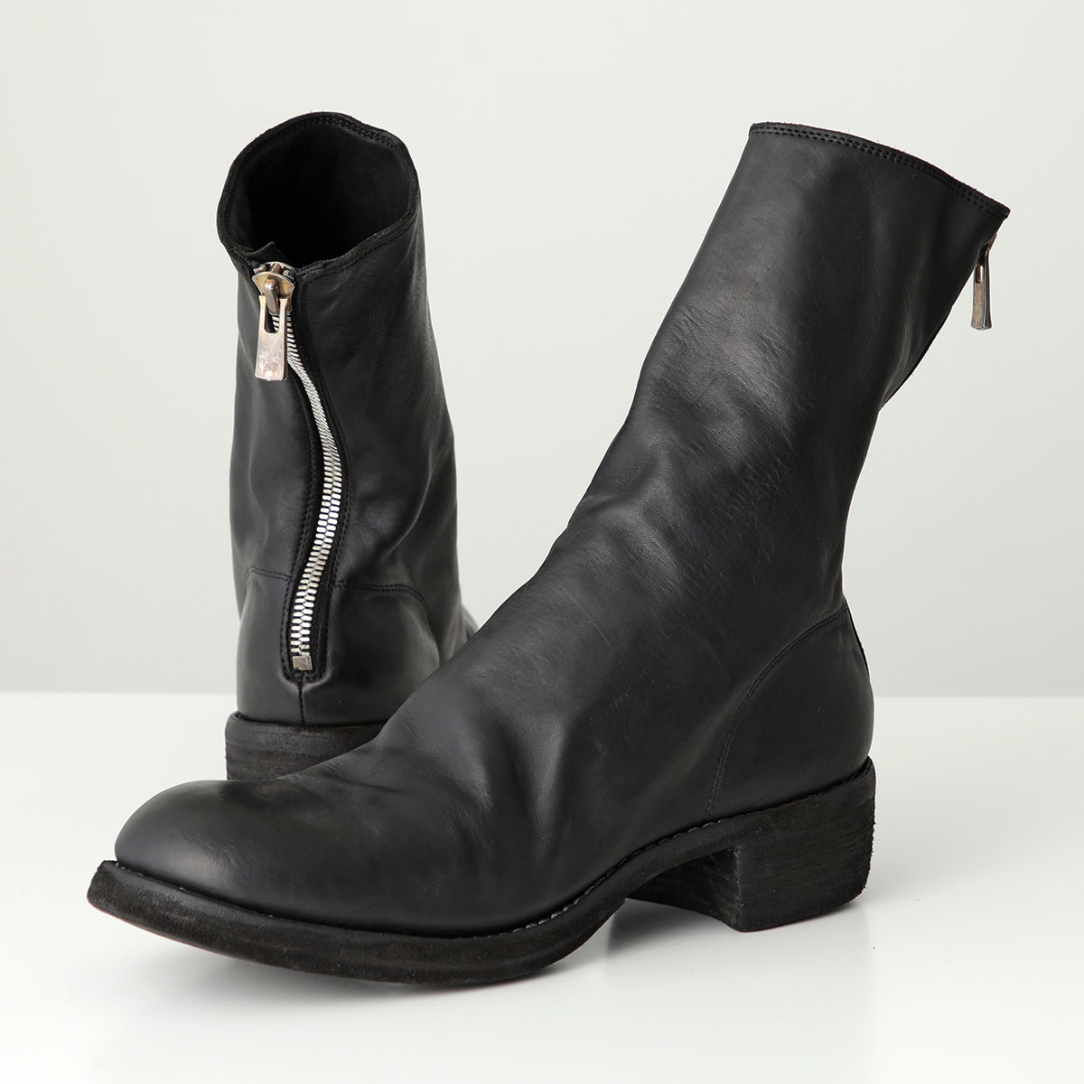 GUIDI（グイディ） バックジップブーツ 788Z メンズ ホースレザー フル