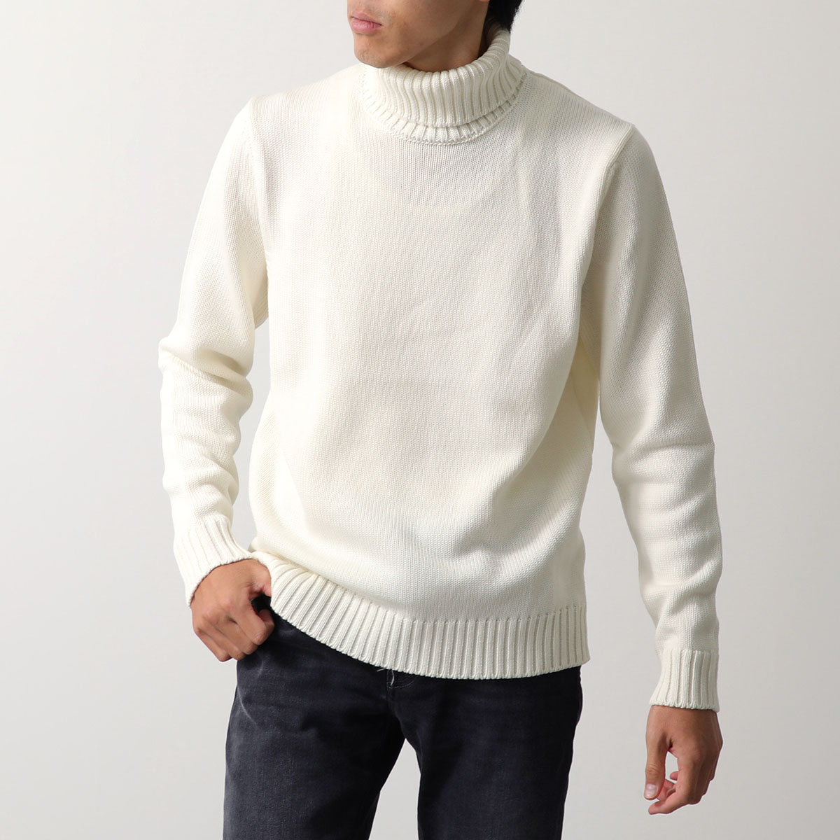 ZANONE（ザノーネ） セーター DV 810105 ZR229 メンズ ニット 5ゲージ