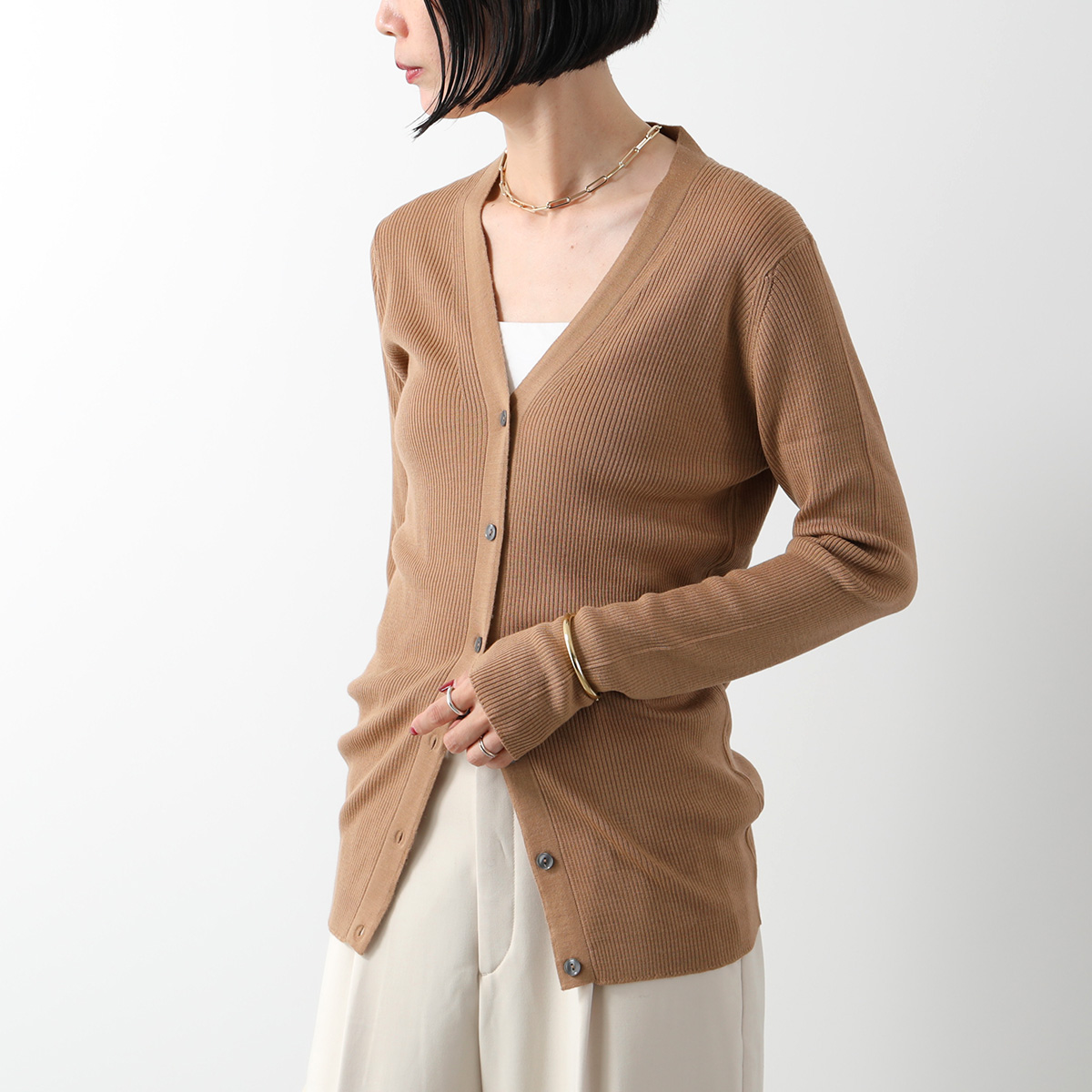 JOHN SMEDLEY（ジョンスメドレー） ニット カーディガン TAWNEY