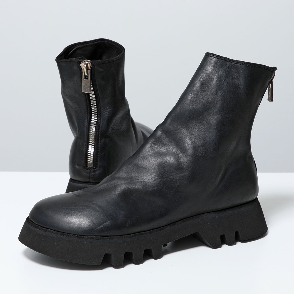 GUIDI（グイディ） バックジップブーツ ZO08V メンズ ホースレザー