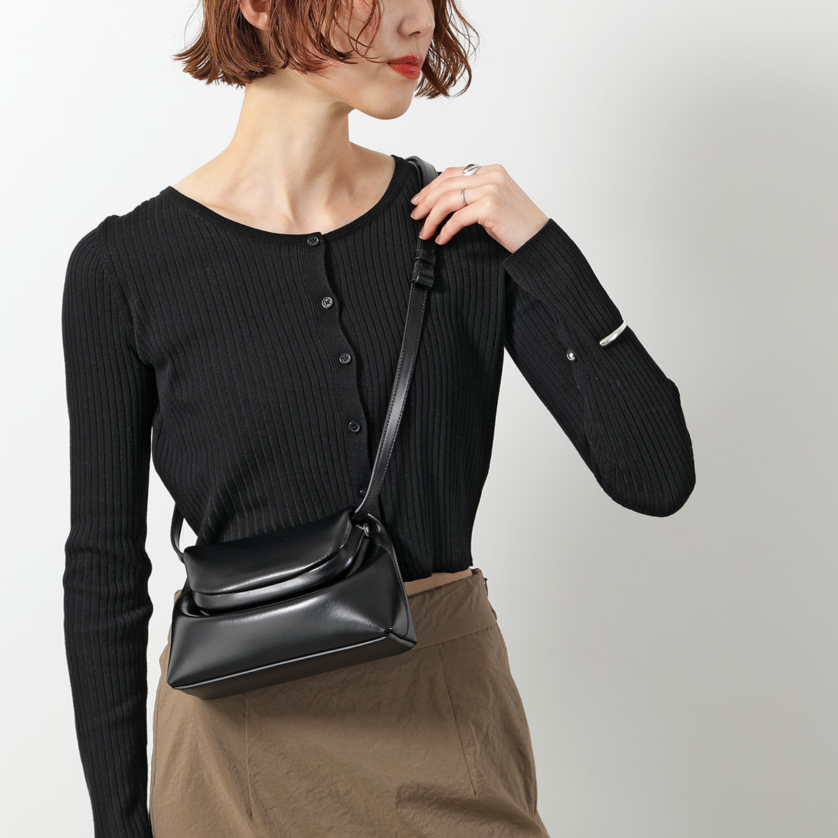 OSOI オソイ ショルダーバッグ FOLDER MINI レディース レザー ミニ