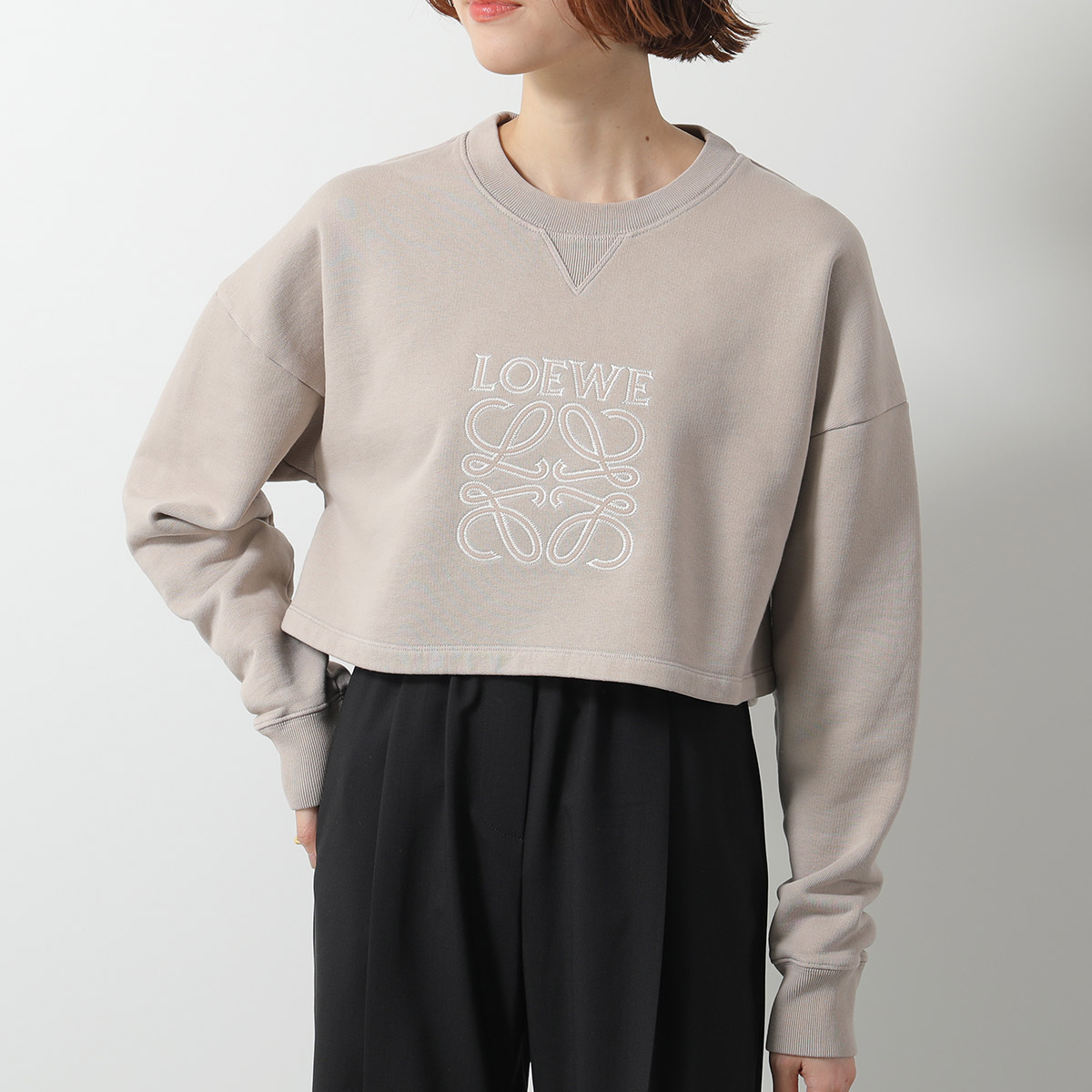 LOEWE（ロエベ） トレーナー S359Y24X47 レディース クロップド丈