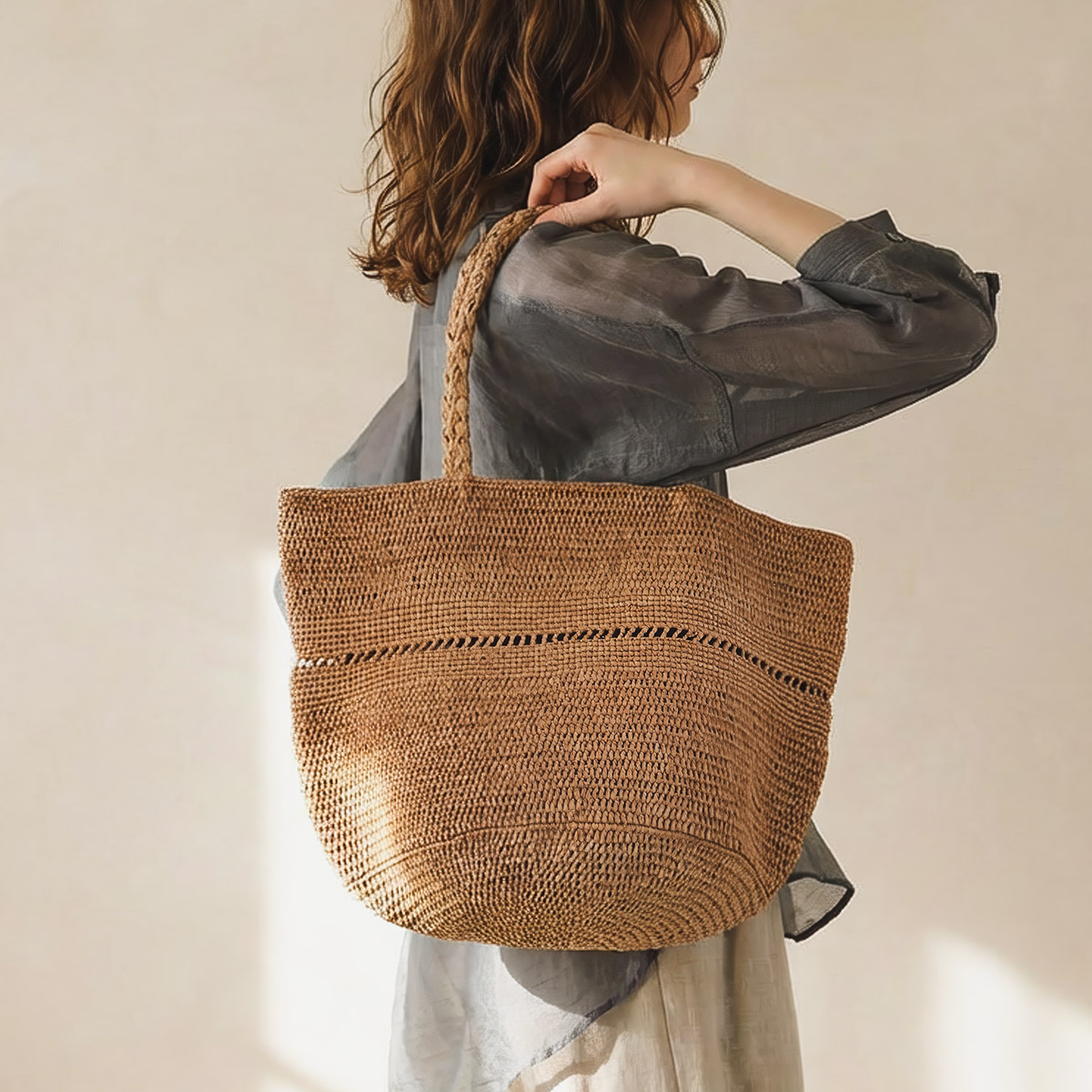 MADE IN MADA（メイドインマダ） かごバッグ ALICE M LACE BAG アリス