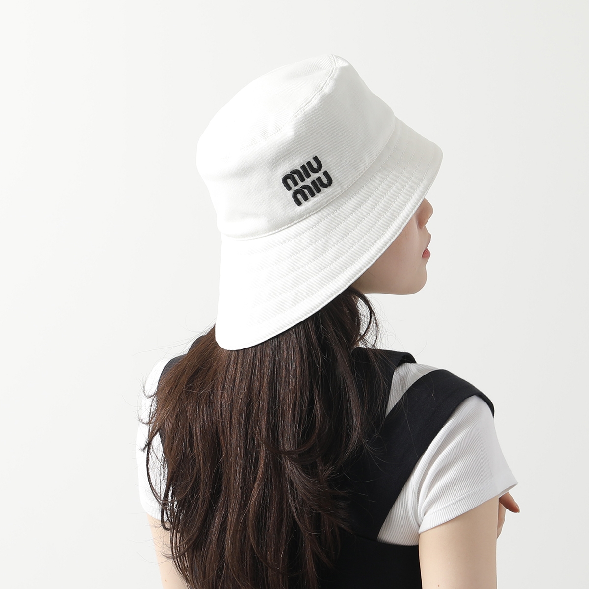 miu miu（ミュウミュウ） ハット 5HC341 2DXI レディース ドリルハット