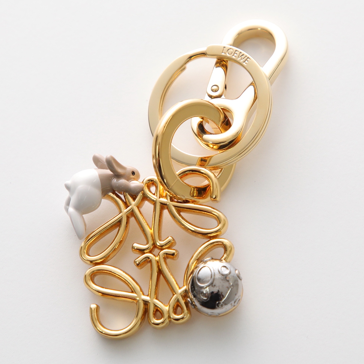 LOEWE（ロエベ） キーリング ANAGRAM CHARM BUNNY アナグラム チャーム