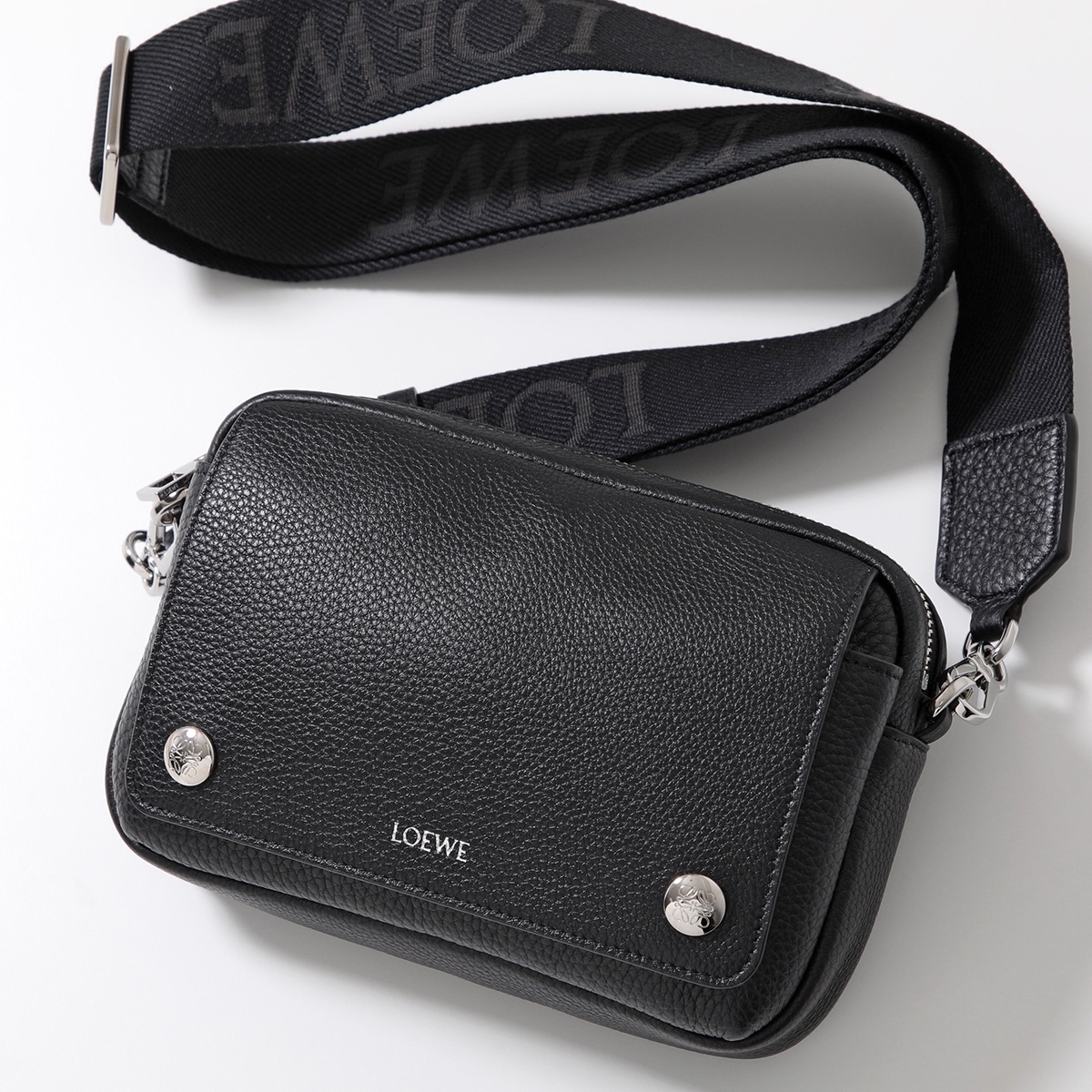 LOEWE（ロエベ） ショルダーバッグ PEBBLE MESSENGER SMALL ペブル