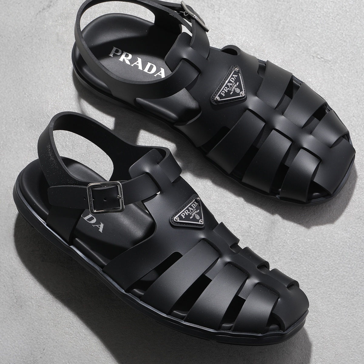 PRADA（プラダ） フィッシャーマンサンダル 2X3119 3LKK メンズ ラバー