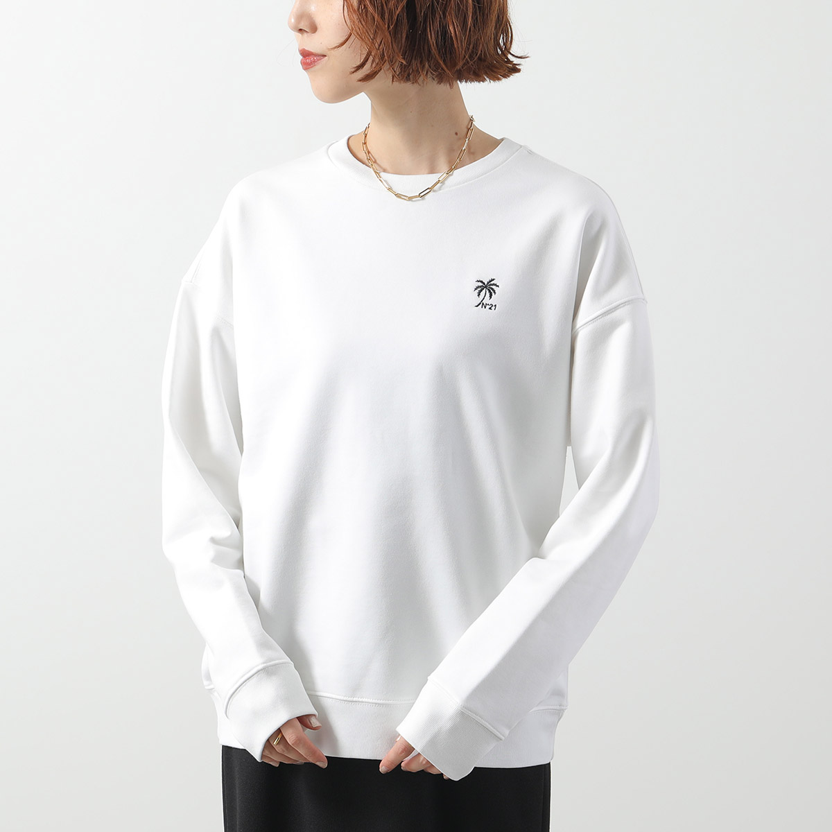 N°21（ヌメロヴェントゥーノ） トレーナー E031-6329 レディース 長袖