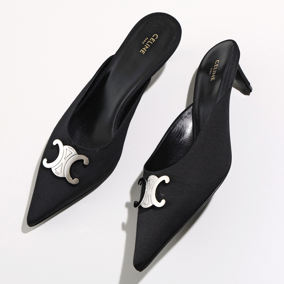 CELINE（セリーヌ） ミュール ALMA TRIOMPHE GROS GRAIN アルマ