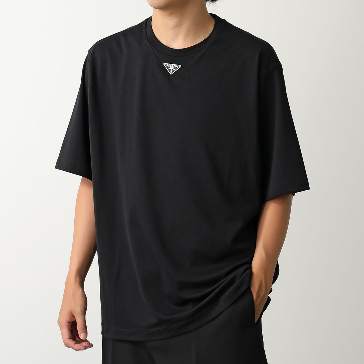 PRADA（プラダ） Tシャツ UJN861 240 メンズ 半袖 カットソー コットン
