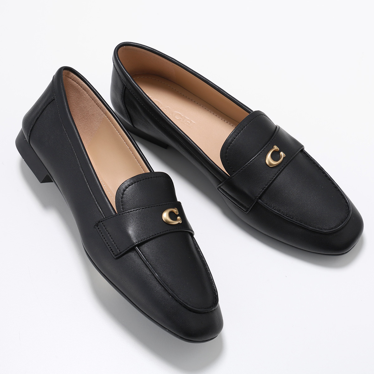 COACH（コーチ） ローファー SCLPT C スカルプテッド CCD67 レディース