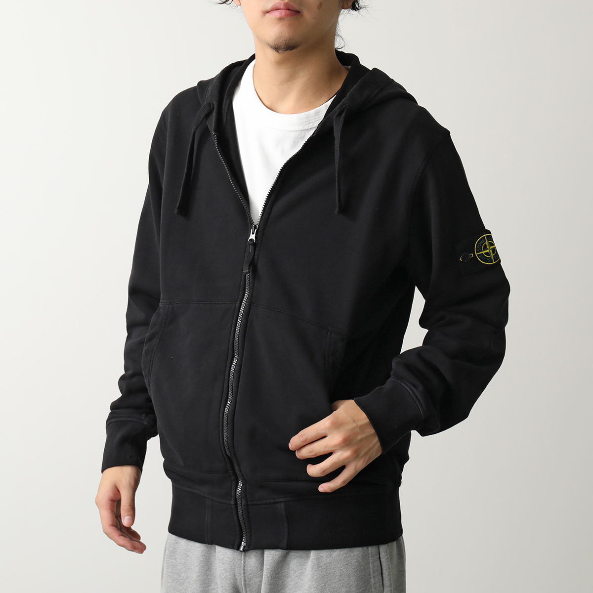 STONE ISLAND（ストーン アイランド） パーカー ORGANIC COTTON FLEECE