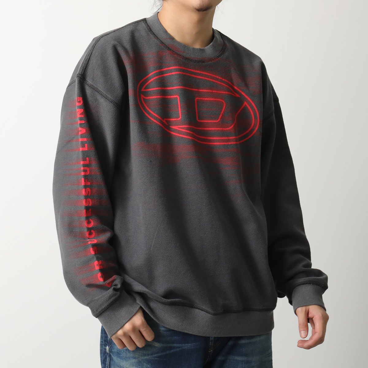 DIESEL（ディーゼル） スウェット S-BOXT-T1 A18654 0AGCB メンズ プル