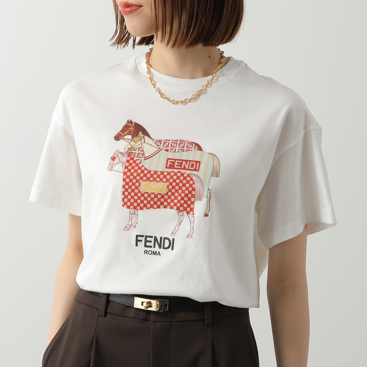 FENDI（フェンディ） FENDI KIDS キッズ Tシャツ JMI498 7AJ