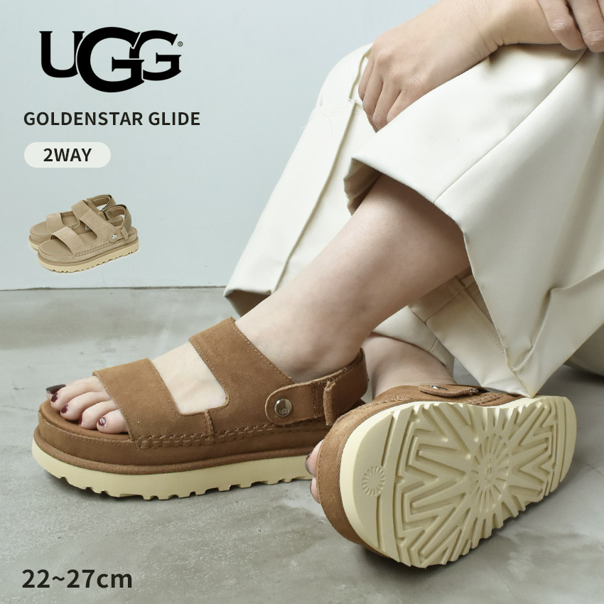 UGG（アグ） サンダル レディース ゴールデンスター グライド UGG