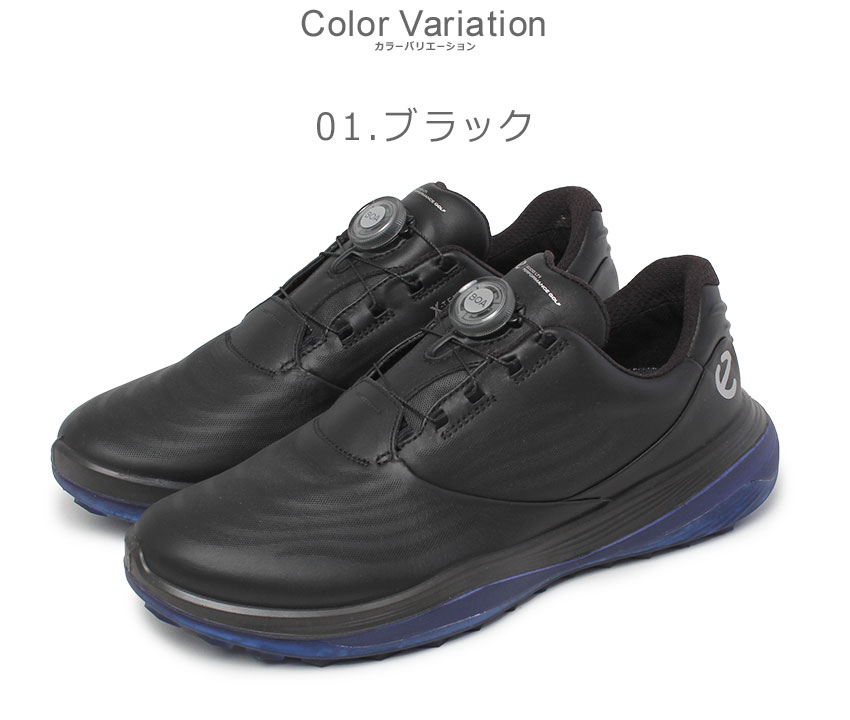 ecco（エコー） ゴルフシューズ メンズ ECCO 132274 ブラック 黒