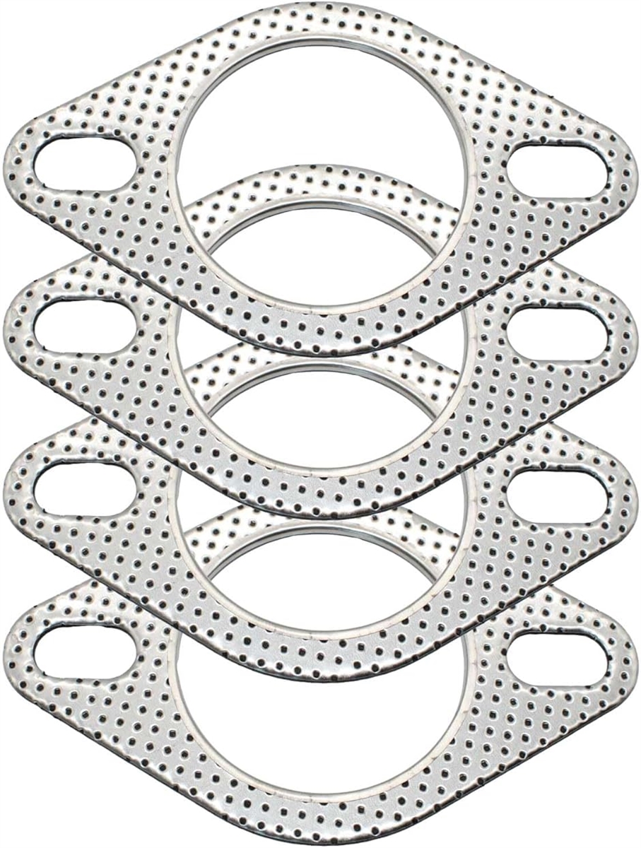 マフラーガスケット 4枚セット フランジ バイク 車 2mm 内径63.5mm