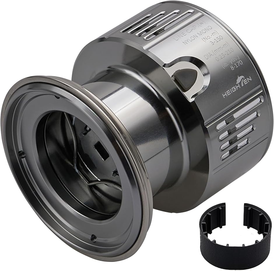 リール スプール 深溝 夢屋S-20型 C3000 替えスプール(ガンメタル