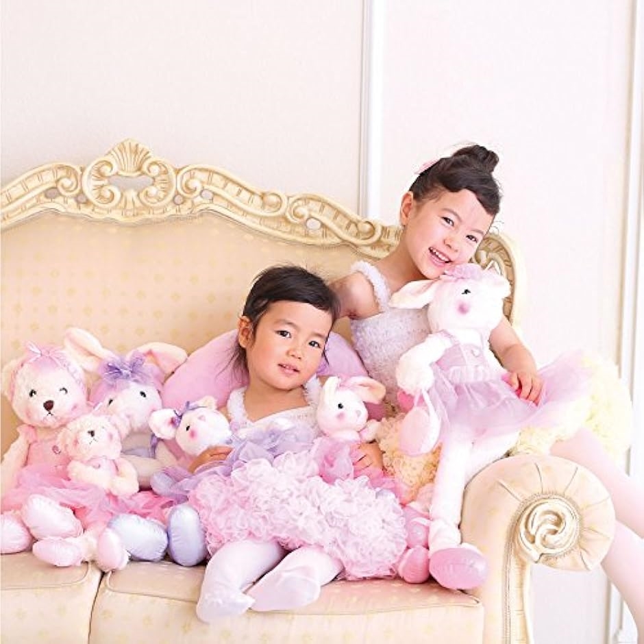 バレエ ぬいぐるみ うさぎ プリマ ラビット ＊小＊ 紫 ヘアピン付き