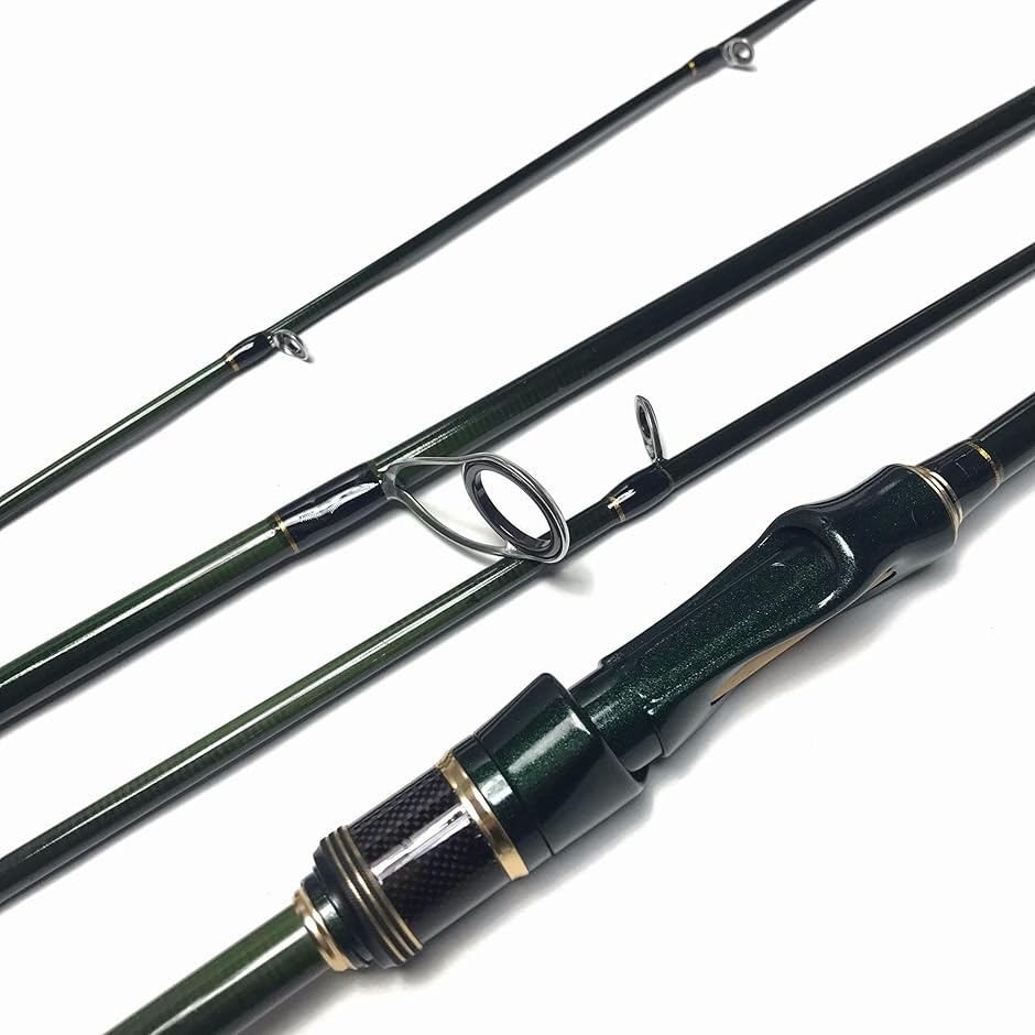 7フィート 2.1m スピニングパックロッド 4ピース バスロッド(7ft(2.1m