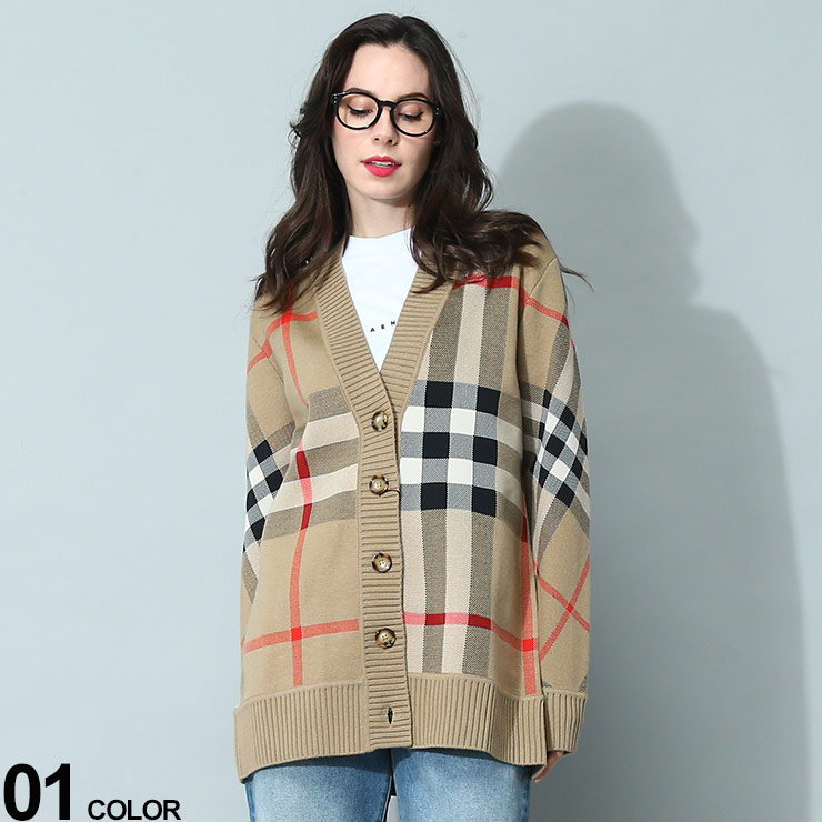 BURBERRY（バーバリー） カーディガン レディース チェック ウール