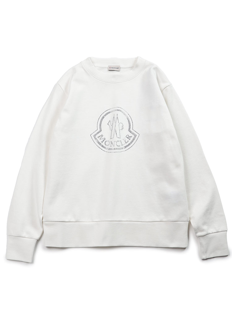 MONCLER（モンクレール） クリスタル ロゴ クルーネック トレーナー