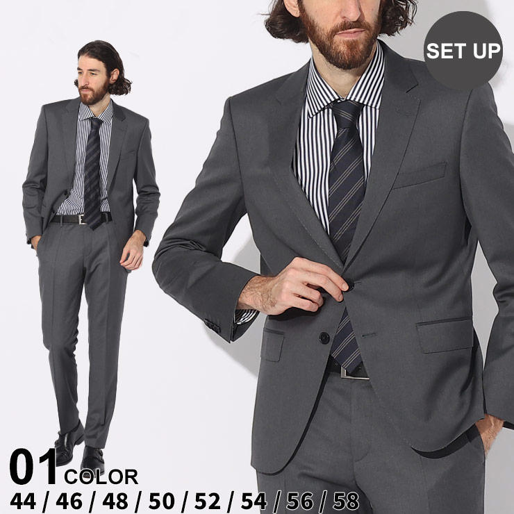 ✨️現行モデル/最高級✨️ヒューゴボス メンズスーツ 上下セットXL