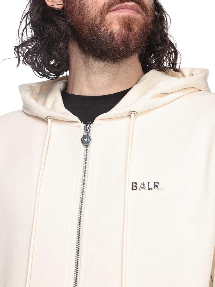 BALR.（ボーラー） メタルロゴ フルジップ パーカー Q-SERIES ZIP