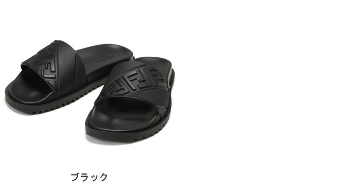 FENDI（フェンディ） サンダル メンズ ロゴ マークバンド シャワー