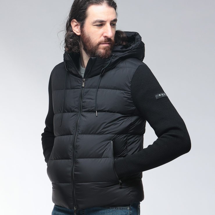 TATRAS（タトラス） ダウンジャケット アウター メンズ ニット切り替え