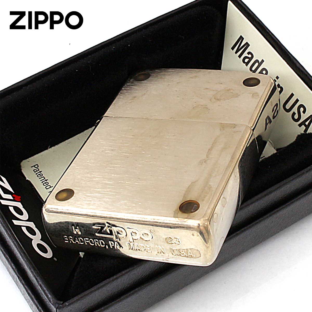 ZIPPO（ジッポー） ジッポライター ビンテージ風 ユーズド スタッズ