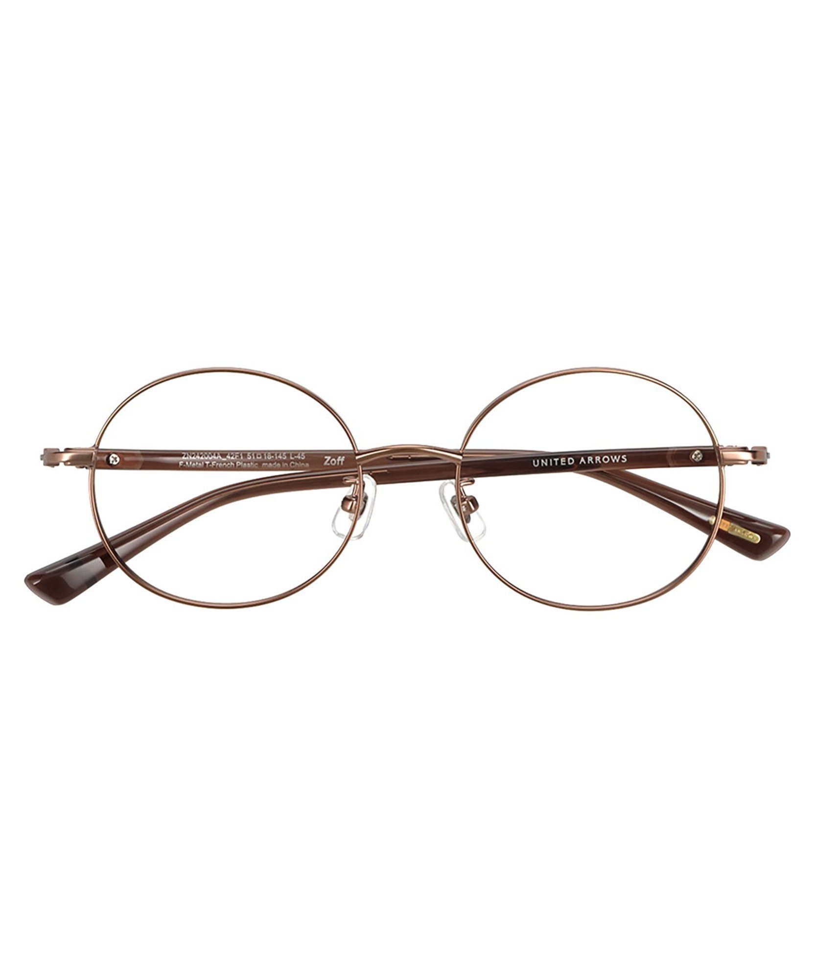 Zoff（ゾフ） ラウンド型 メガネ ユナイテッドアローズ UNITED ARROWS