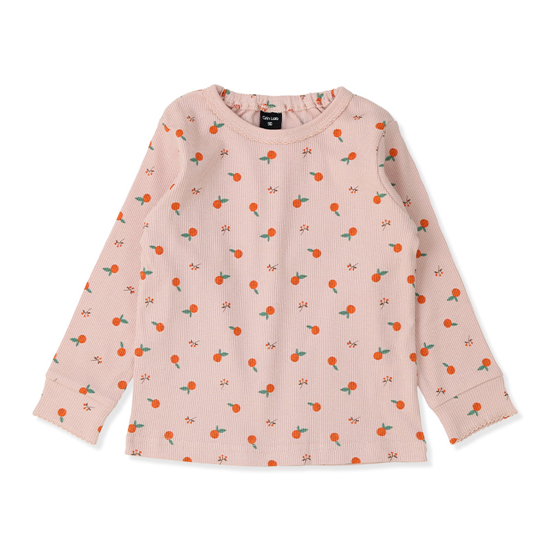 GrinLab（グリンラボ） ロンt キッズ 女の子 長袖 Tシャツ かわいい 総