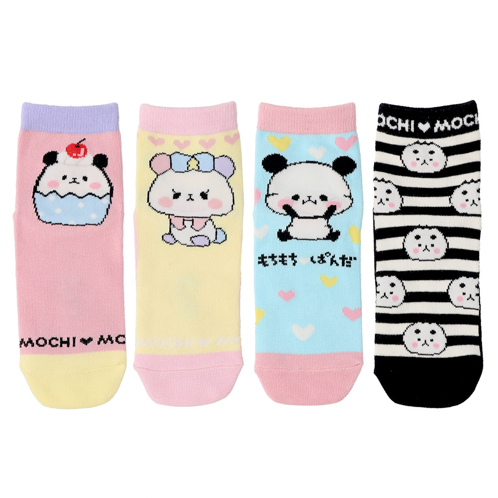キャラクターソックス 4足セット 19cm-24cm ハッピーバッグ オバケーヌ