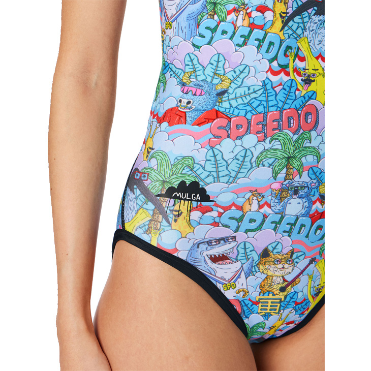 speedo（スピード） レディース 水着 競泳 練習用 モルガトラターンズ