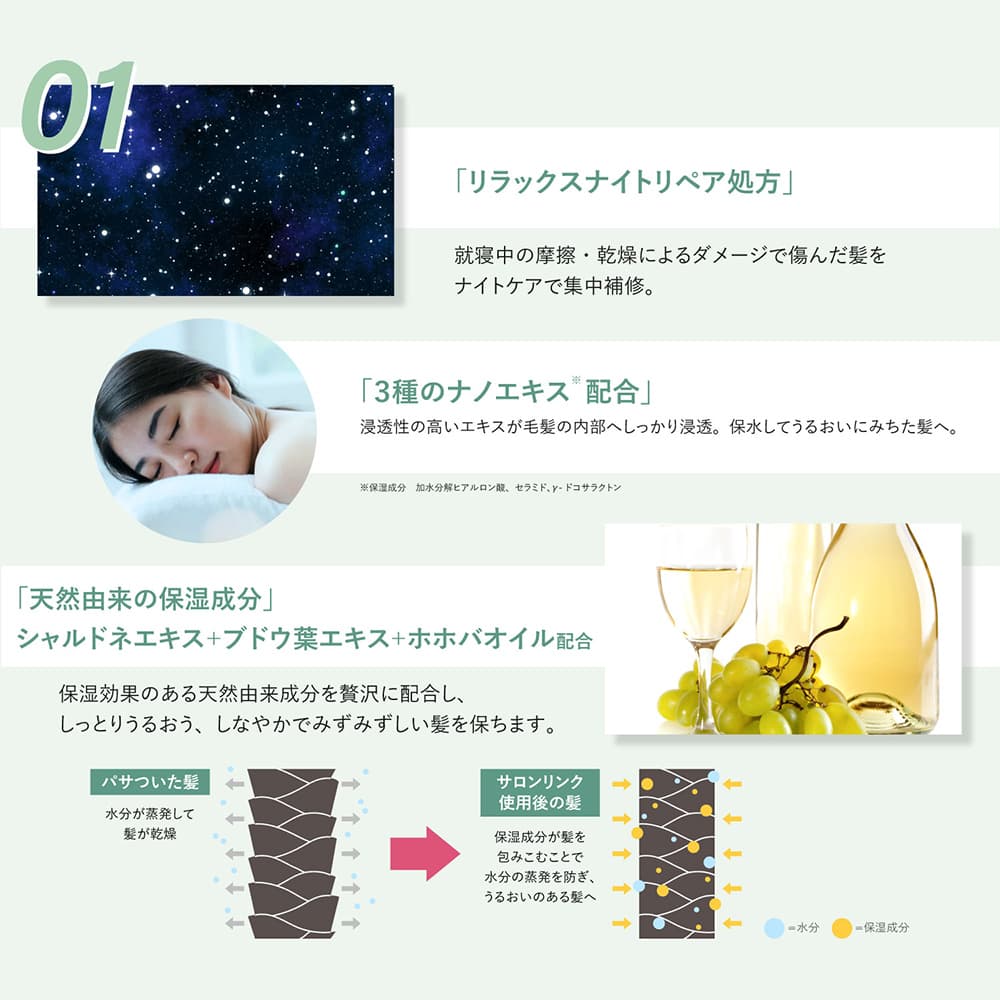 linkシャンプー1000ml リンクオイル2本 計3点セット 楽天市場