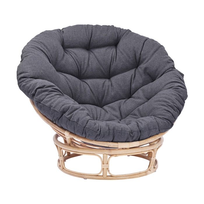 リラックスチェア ラタン パパサンチェア ナチュラル BREEZE 籐製 一人