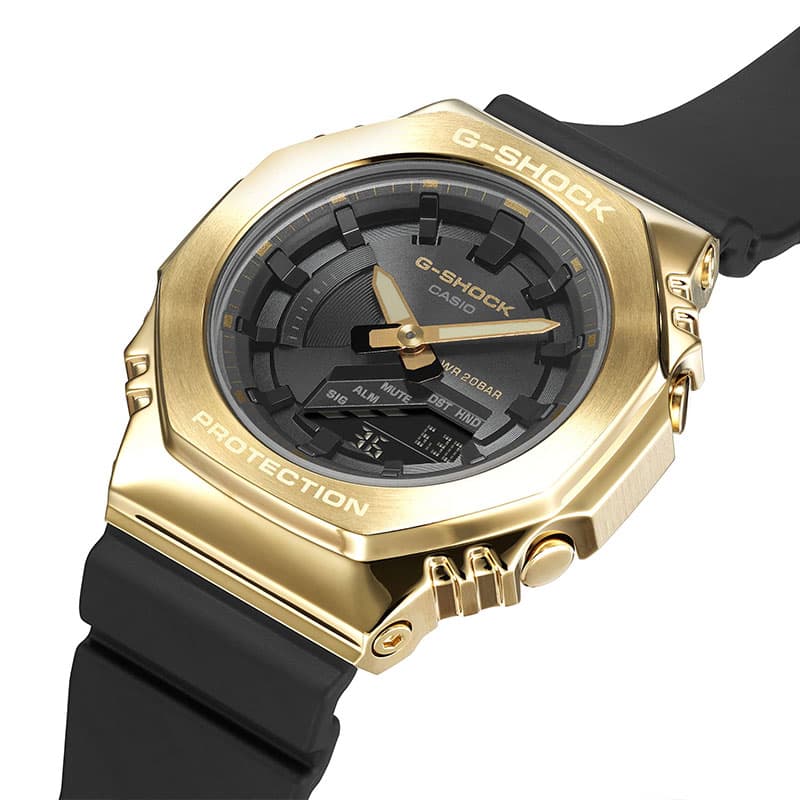 G-SHOCK カシオ 腕時計 Gショック ゴールド×ブラック CASIO METAL