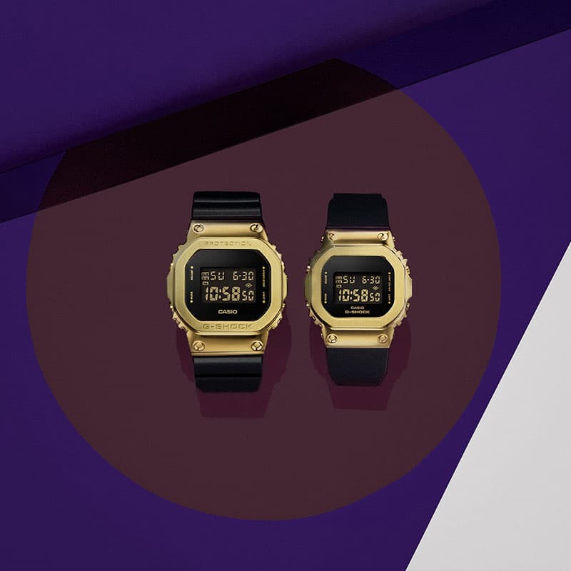 G-SHOCK カシオ 腕時計 Gショック ゴールド×ブラック CASIO METAL