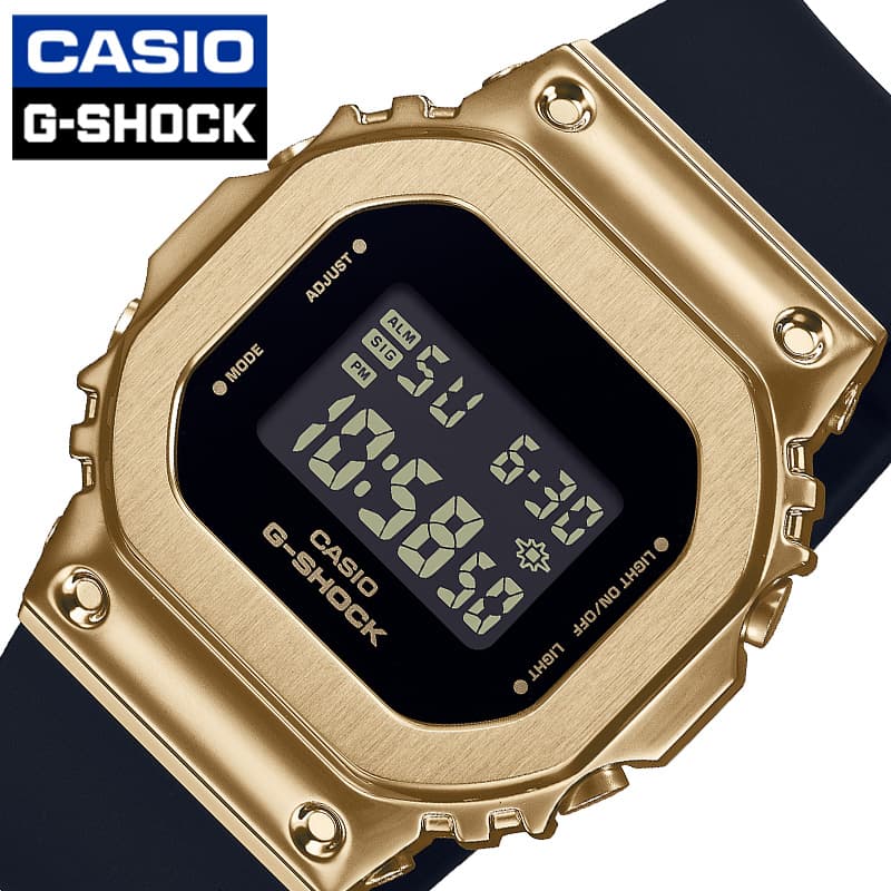 G-SHOCK カシオ 腕時計 Gショック ゴールド×ブラック CASIO METAL