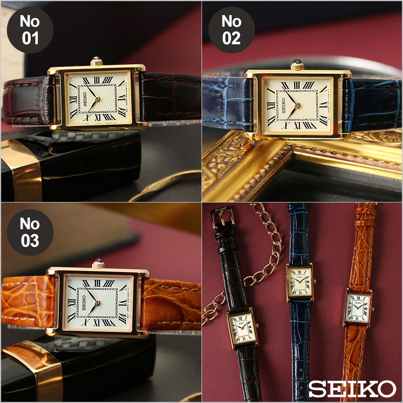 クリスマスギフト におすすめ アンティーク調 セイコー 腕時計 ナノ