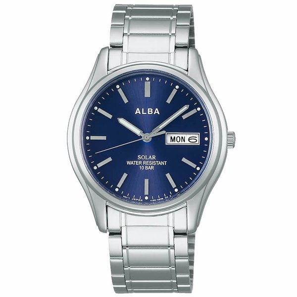 ALBA（SEIKO） セイコー アルバ ソーラー 時計 電池交換不要 SEIKO